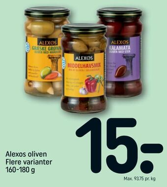REMA 1000 Alexos oliven tilbud