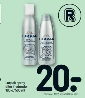 REMA 1000 Lurpak spray eller flydende tilbud