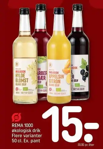 REMA 1000 Rema 1000 økologisk drik tilbud