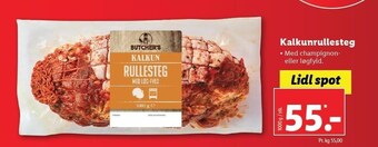Lidl Kalkunrullesteg tilbud