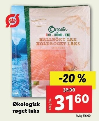 Lidl Økologisk røget laks tilbud