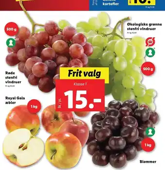 Lidl Udvalgt frugt tilbud