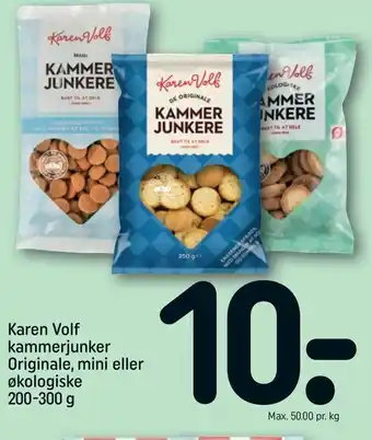 REMA 1000 Karen Volf kammerjunker Originale, mini eller økologiske tilbud