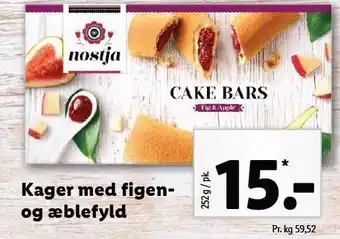 Lidl Kager m. figen- & æblefyld tilbud