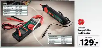 Tang/stift multimeter