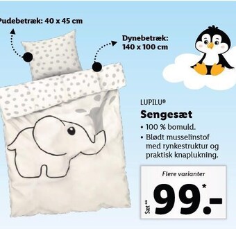 Lidl Sengesæt tilbud