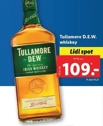 Tullamore d.e.w. whiskey