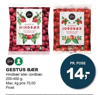 Let-Køb Hindbær eller jordbær - frost tilbud