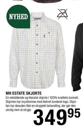 Land & Fritid Mh estate skjorte tilbud