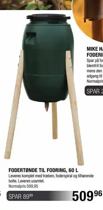Land & Fritid Fodertønde til fodring tilbud
