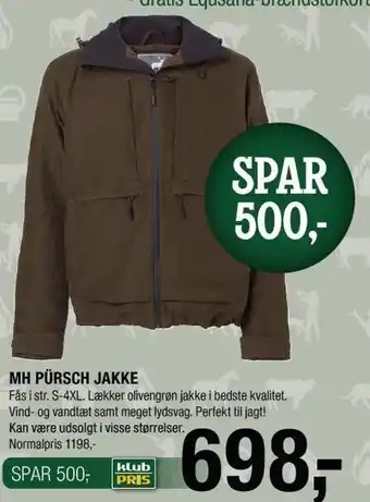 Land & Fritid Mh pürsch jakke tilbud