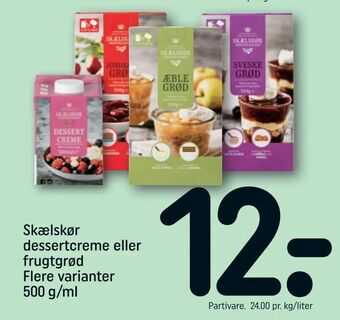 REMA 1000 Skælskør dessertcreme eller frugtgrød tilbud