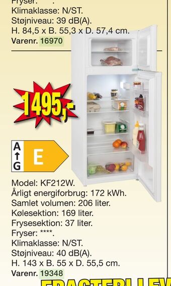 Harald Nyborg Køle/fryseskabe tilbud