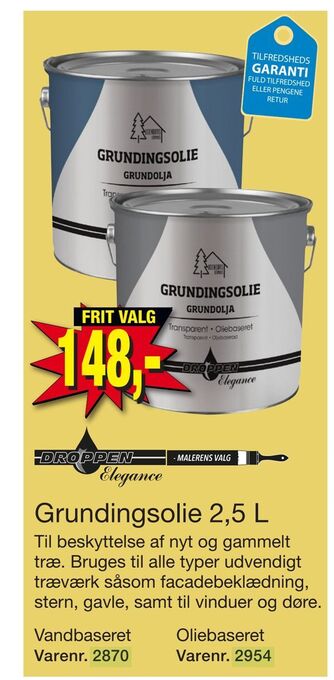 Harald Nyborg Grundingsolie 2,5 l tilbud
