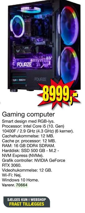 Harald Nyborg Gaming computer tilbud