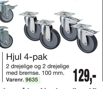 Harald Nyborg Hjul 4-pak tilbud