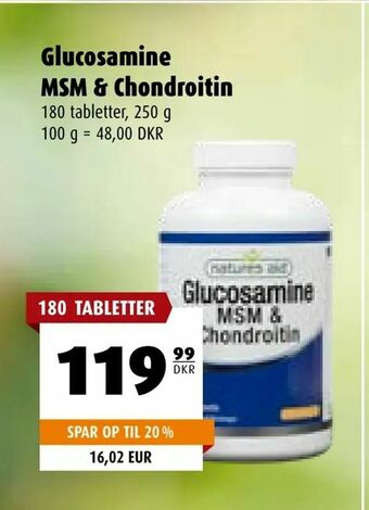 Scandinavian Park Glucosamine MSM & Chondroitin tilbud