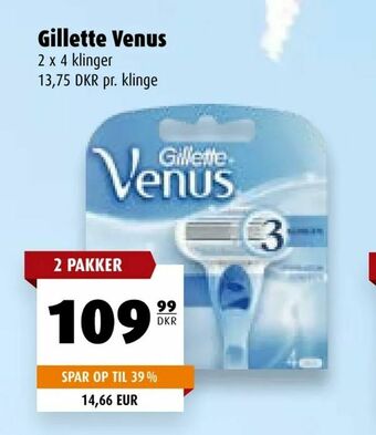 Scandinavian Park Gillette Venus tilbud
