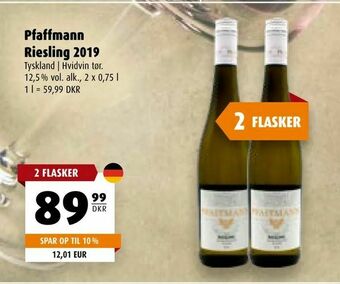Scandinavian Park Pfaffmann Riesling 2019 tilbud