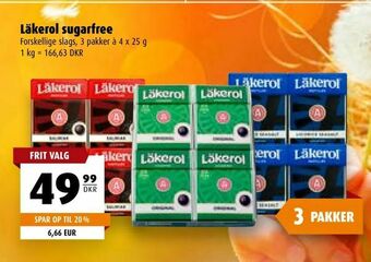 Scandinavian Park Läkerol sugarfree tilbud