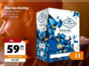 Scandinavian Park Blue Nun Riesling tilbud