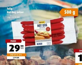 Scandinavian Park Tulip Hot Dog pølser tilbud