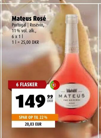 Scandinavian Park Mateus Rosé tilbud