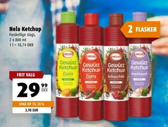 Scandinavian Park Hela Ketchup tilbud