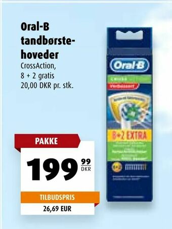 Scandinavian Park Oral-B tandbørstehoveder tilbud