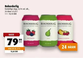 Scandinavian Park Rekorderlig tilbud