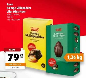 Scandinavian Park Toms Kæmpe Skildpadder eller Mint-Frøer tilbud