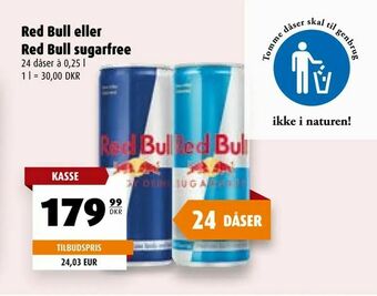 Scandinavian Park Red Bull eller Red Bull sugarfree tilbud