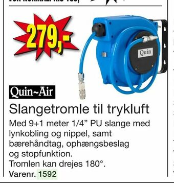 Harald Nyborg Slangetromle til trykluft tilbud