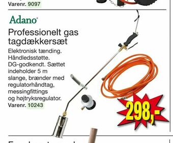 Harald Nyborg Professionelt gas tagdækkersæt tilbud