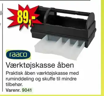 Harald Nyborg Værktøjskasse åben tilbud