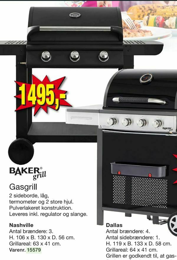 Gasgrill tilbud hos Harald