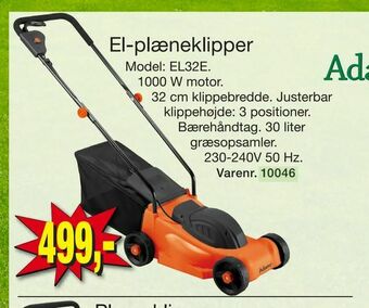 Harald Nyborg El-plæneklipper tilbud