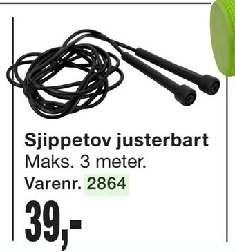 Harald Nyborg Sjippetov justerbart tilbud