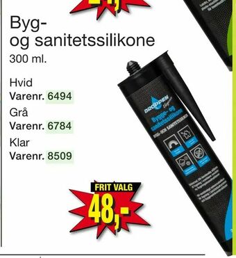 Harald Nyborg Byg- og sanitetssilikone tilbud