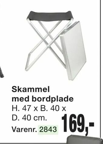 Harald Nyborg Skammel med bordplade tilbud