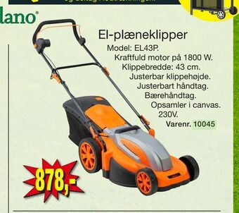 Harald Nyborg El-plæneklipper tilbud