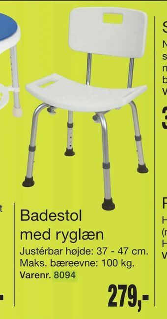 Harald Nyborg Badestol med ryglæn tilbud