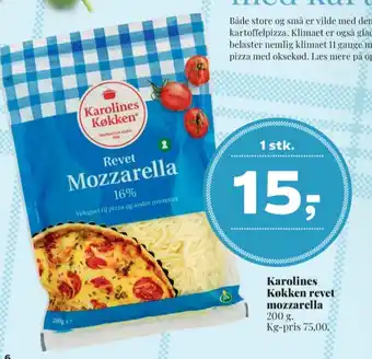 Dagli'Brugsen Karolines revet ost mozzarella tilbud