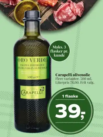 Dagli'Brugsen Carapelli olivenolie tilbud
