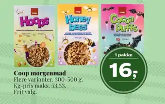 Hoops morgenmadsprodukt