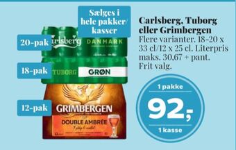 Dagli'Brugsen Pilsner øl tilbud