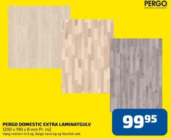 Davidsen Pergo laminatgulv tilbud