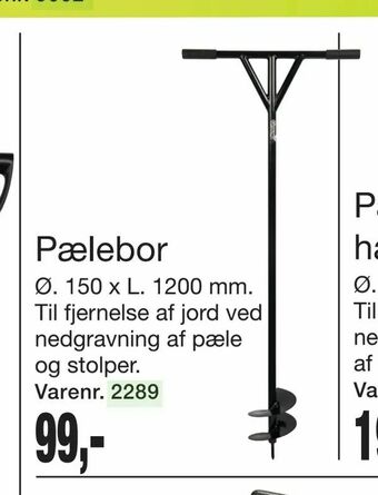 Harald Nyborg Pælebor tilbud