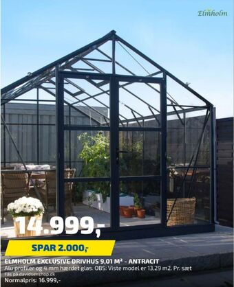 Davidsen Elmholm drivhus tilbud