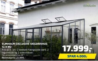 Davidsen Elmholm drivhus tilbud